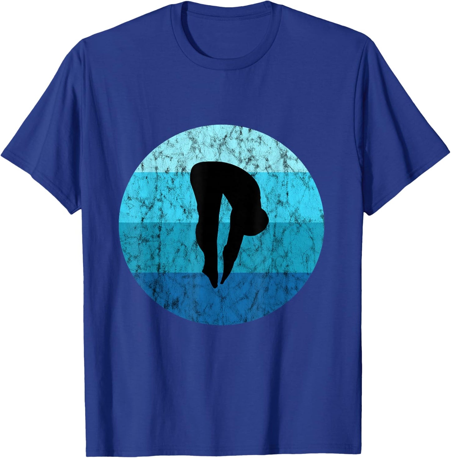 Springboard Diving Cliff Diver Platform Dive Water Diving T-Shirt - T-Shirt | Royal