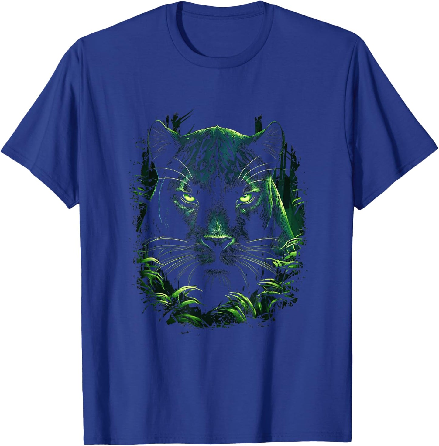 Panther with beautiful green eyes black panthers T-Shirt - T-Shirt | Royal
