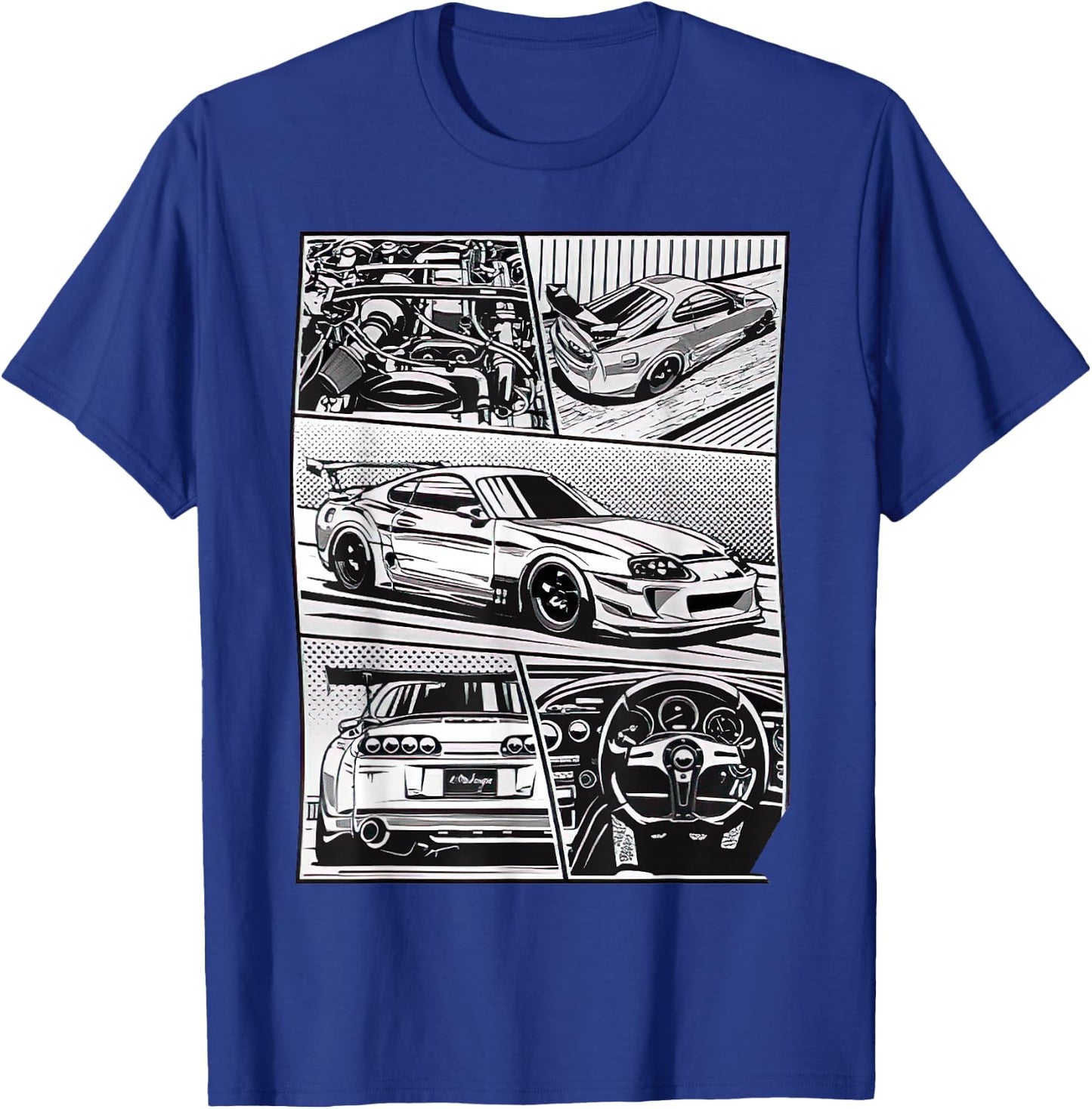 Supra JDM comic book, nice Gift T-Shirt - T-Shirt | Royal