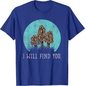 Hunting Morel Mushroom Shirt T-Shirt - T-Shirt | Royal