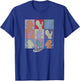 Seinfeld Elaine Dancing Colored Silhouette Box Up T-Shirt - T-Shirt | Royal