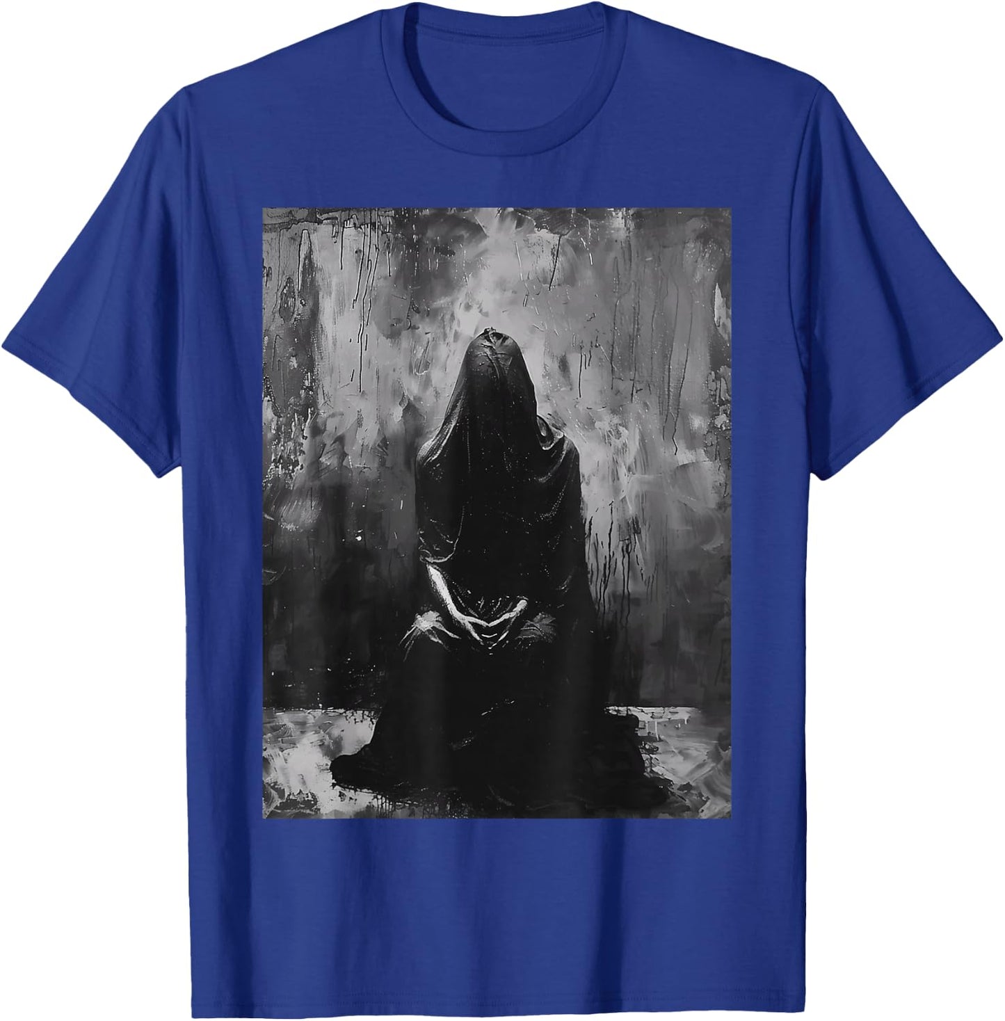 Dark Occult Horror Goth Alt Demon Hell Art Aesthetic T-Shirt - T-Shirt | Royal