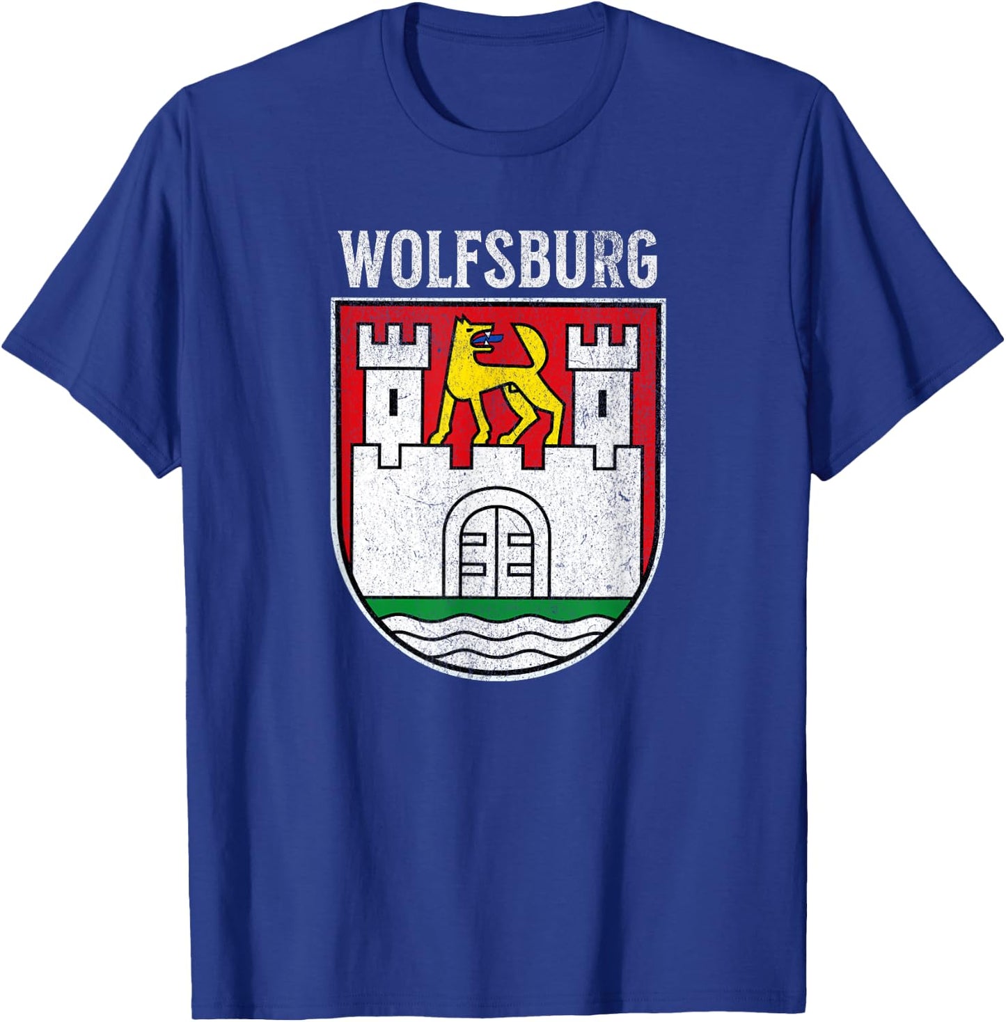 Wolfsburg Coat of Arms Germany Deutschland Crest Emblem T-Shirt - T-Shirt | Royal