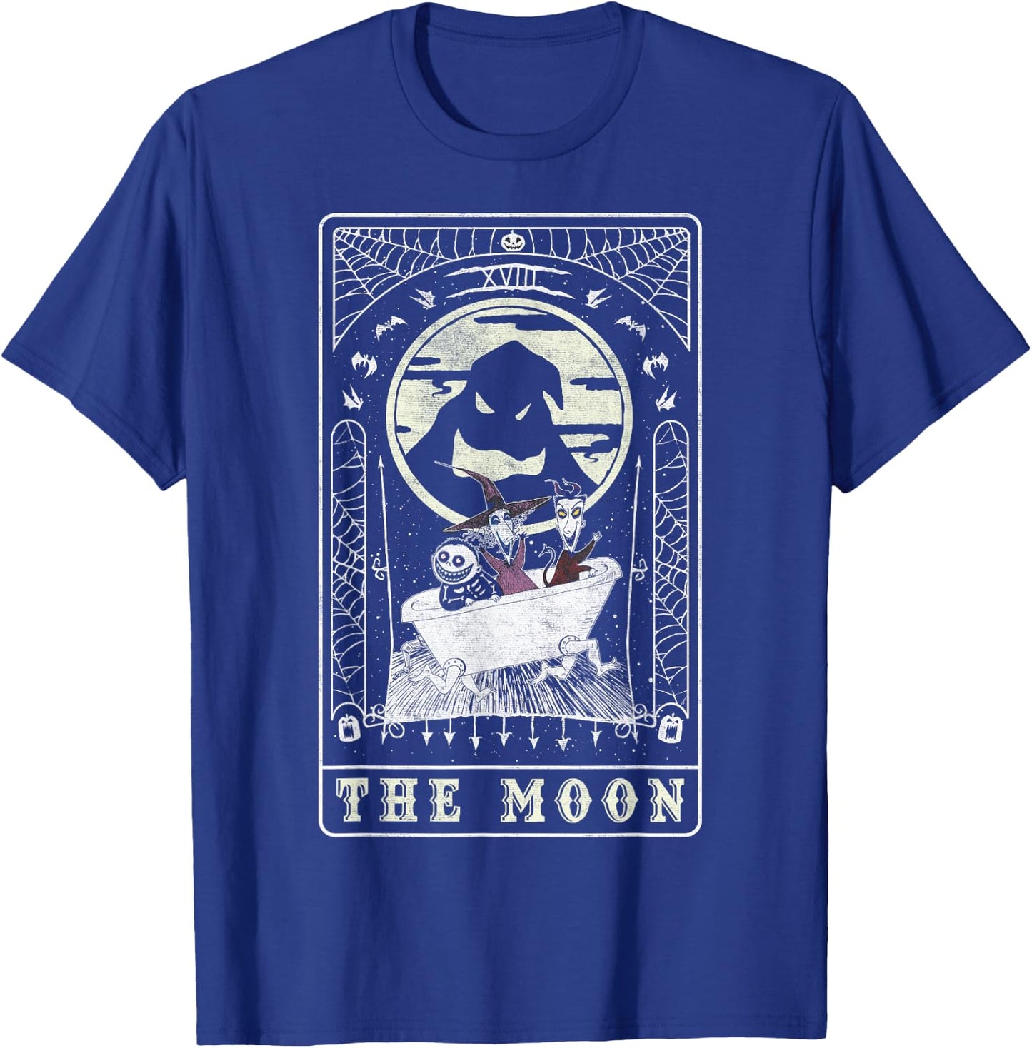 Disney The Nightmare Before Christmas The Moon Card T-Shirt - T-Shirt | Royal