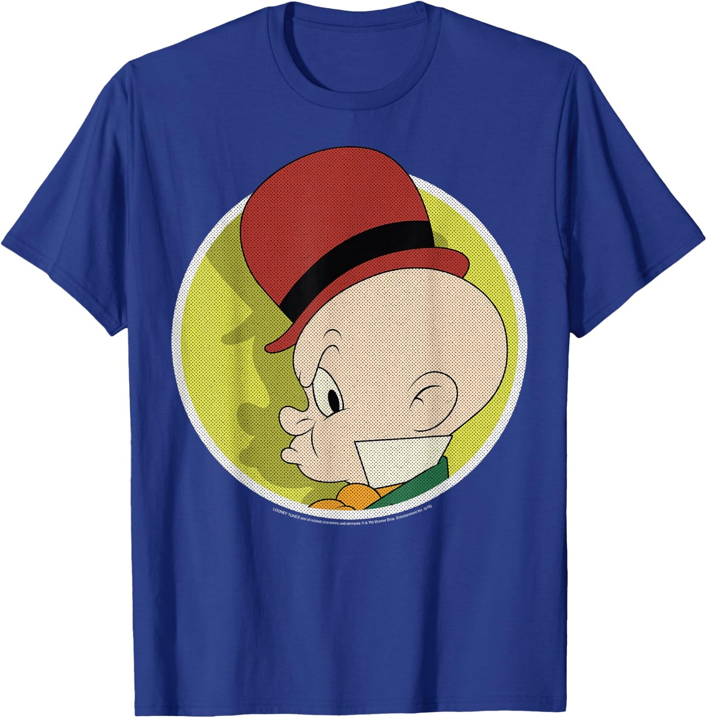Looney Tunes Elmer Fudd Profile Portrait T-Shirt - T-Shirt | Royal