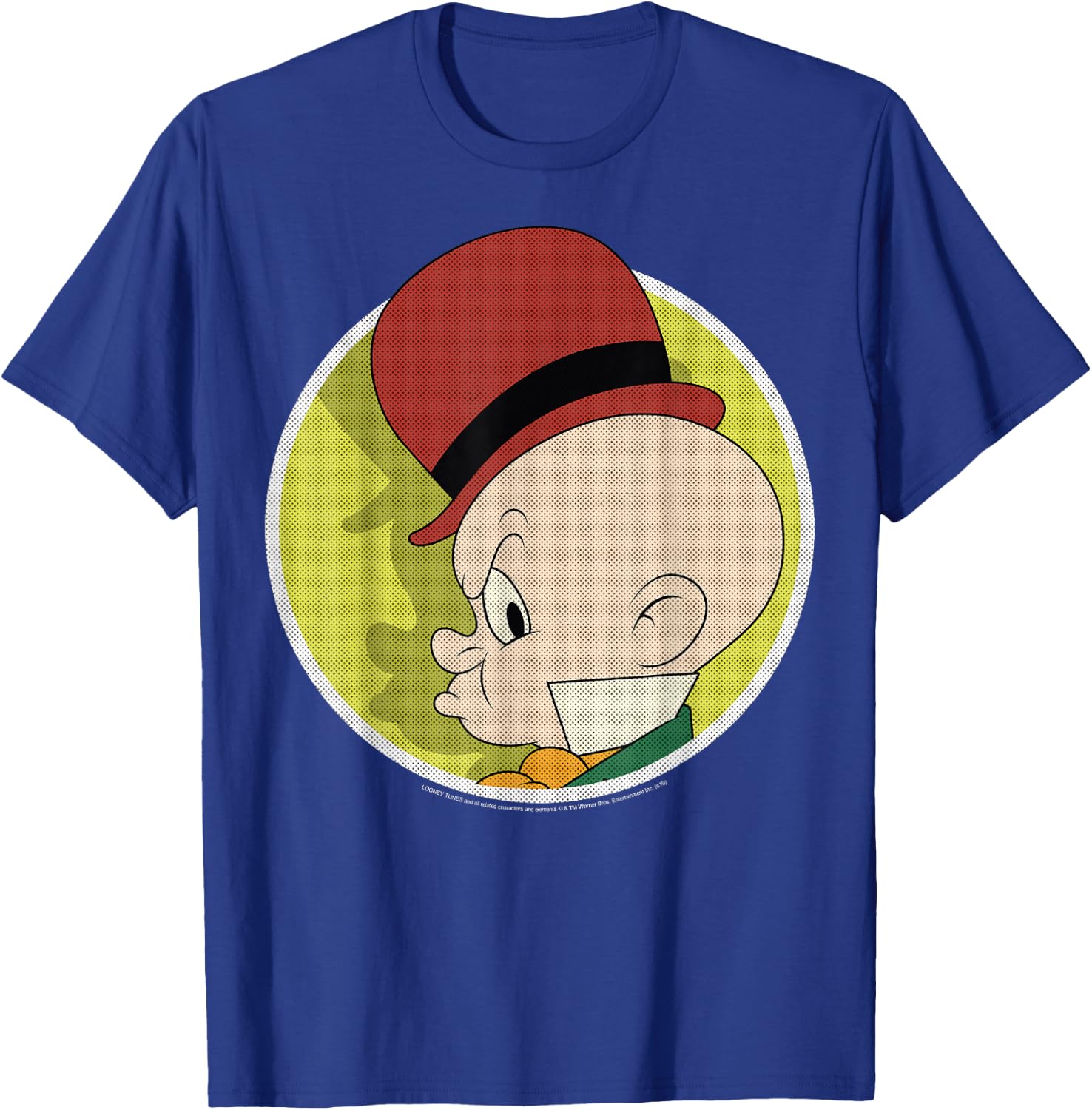 Looney Tunes Elmer Fudd Profile Portrait T-Shirt - T-Shirt | Royal