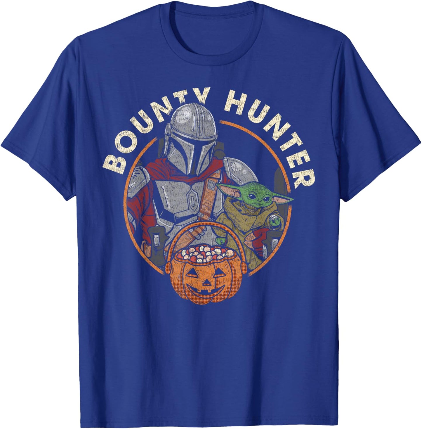 Star Wars The Mandalorian Halloween Candy Bounty Hunter T-Shirt - T-Shirt | Royal