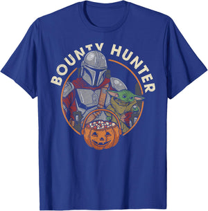 Star Wars The Mandalorian Halloween Candy Bounty Hunter T-Shirt - T-Shirt | Royal
