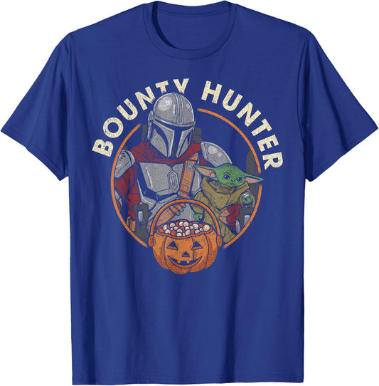 Star Wars The Mandalorian Halloween Candy Bounty Hunter T-Shirt - T-Shirt | Royal