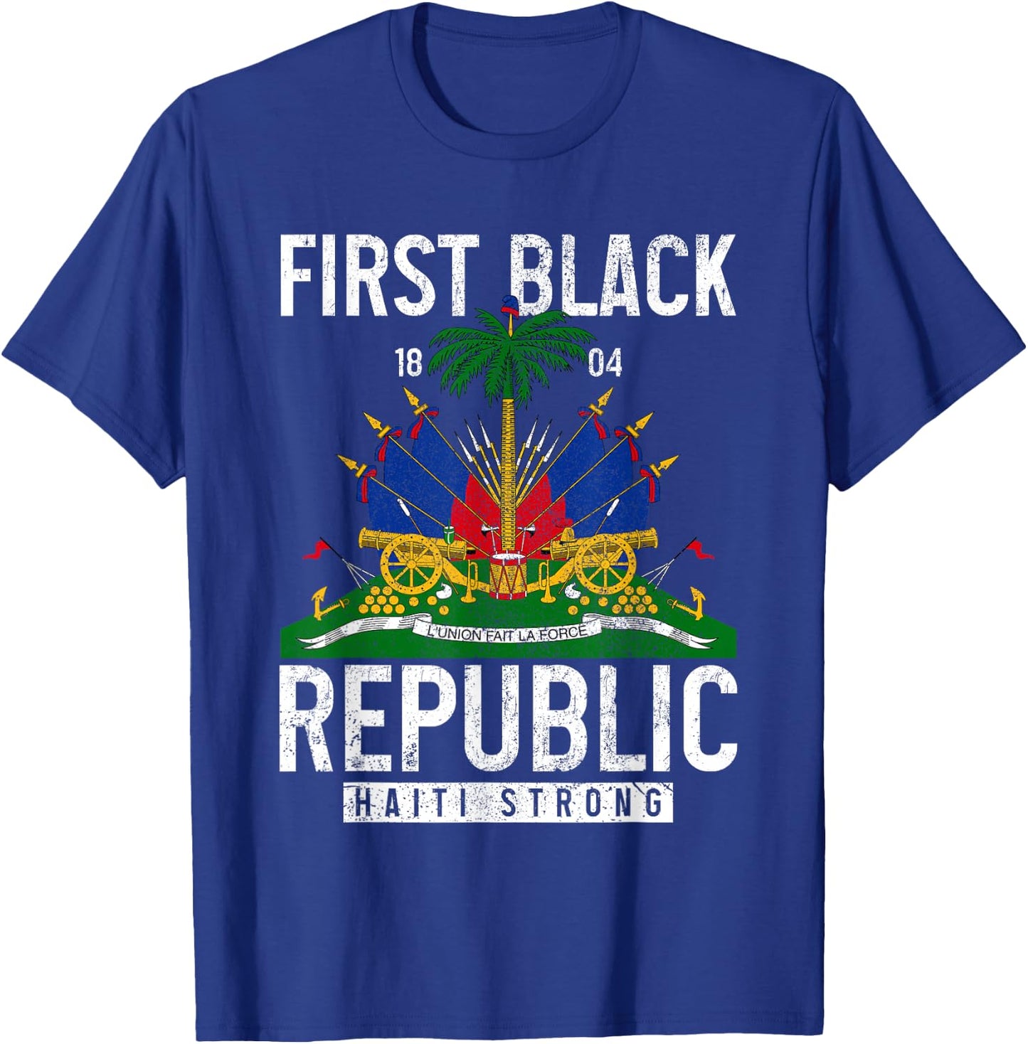 Haitian Flag Prize T-Shirt - T-Shirt | Royal