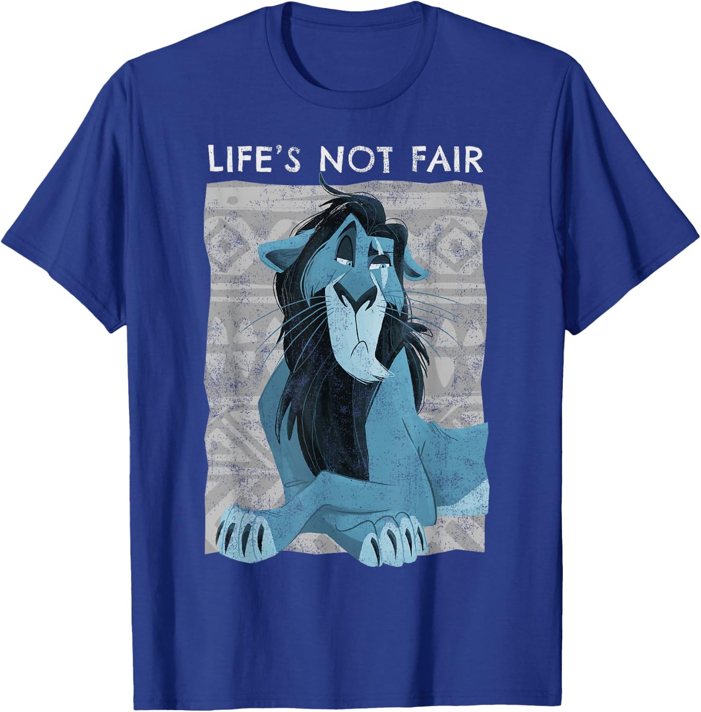 Disney The Lion King Scar Life's Not Fair Portrait T-Shirt - T-Shirt | Royal