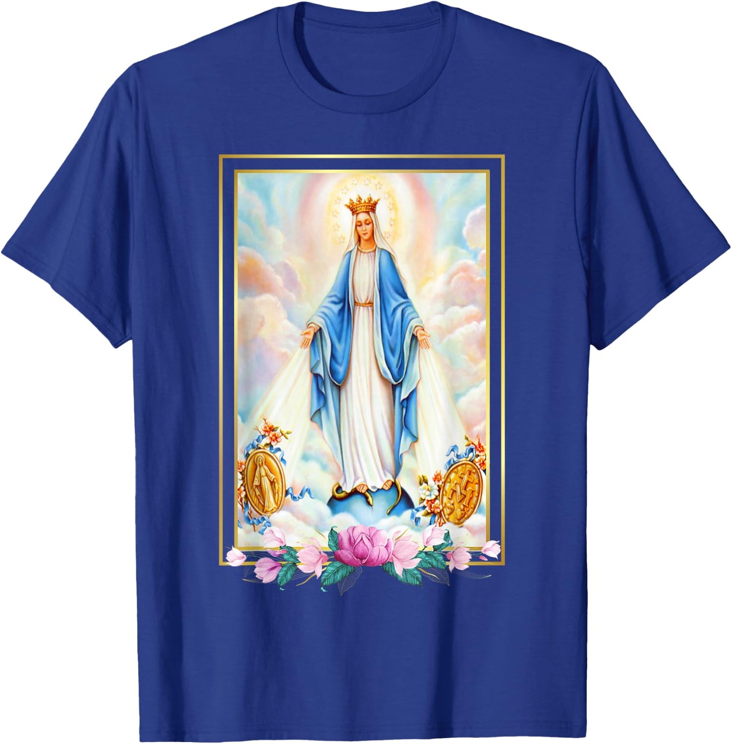 Litany of the Blessed Virgin Mary, Mother of Christ Catholic T-Shirt - T-Shirt | Royal