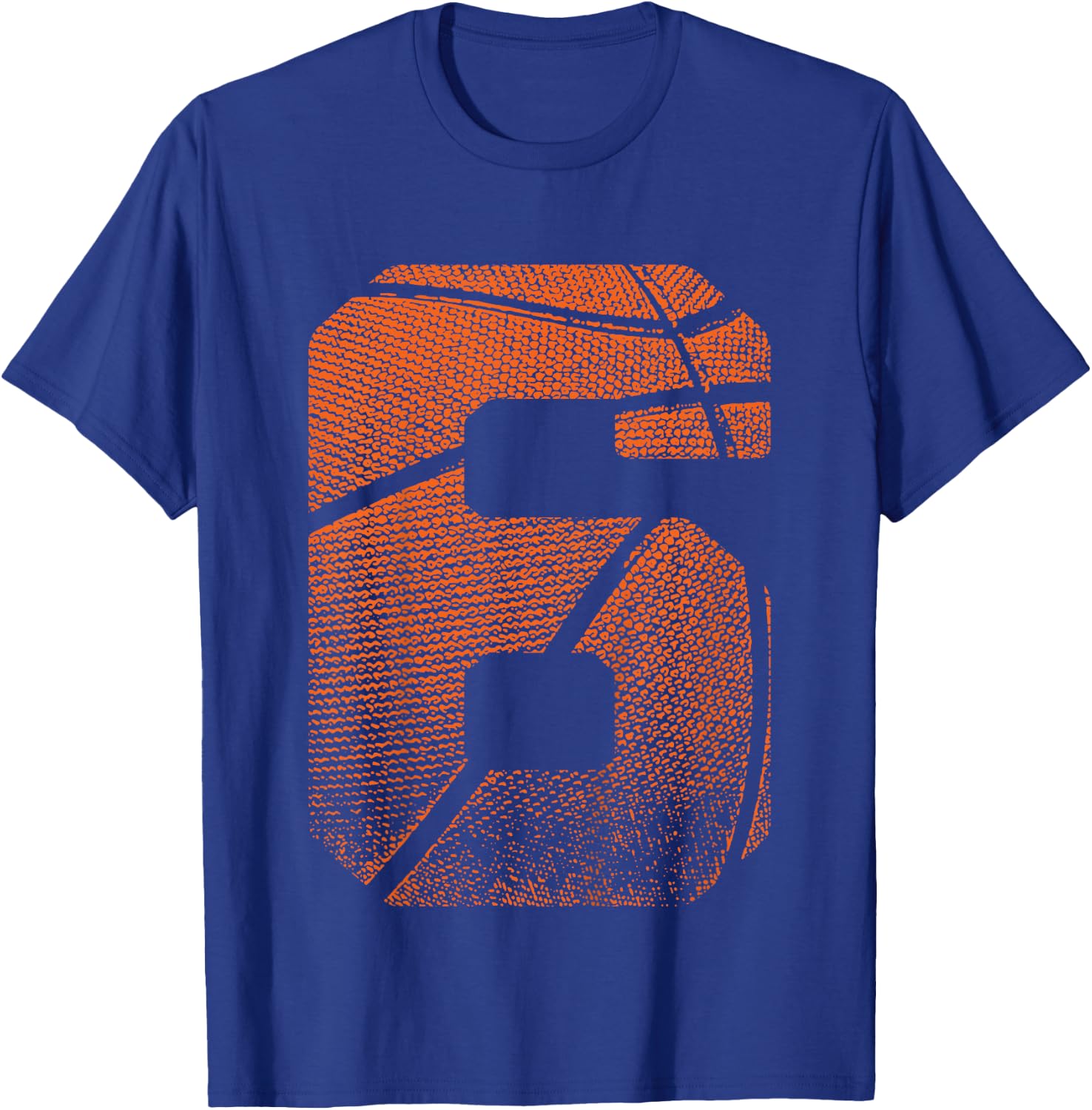 Kids 6th Birthday Boy Basketball Player Basketball 6 Years Old T-Shirt - T-Shirt | Royal