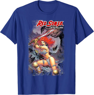 Jim Lee Comic Cover She-Devil Sword Warrior Queen T-Shirt - T-Shirt | Royal