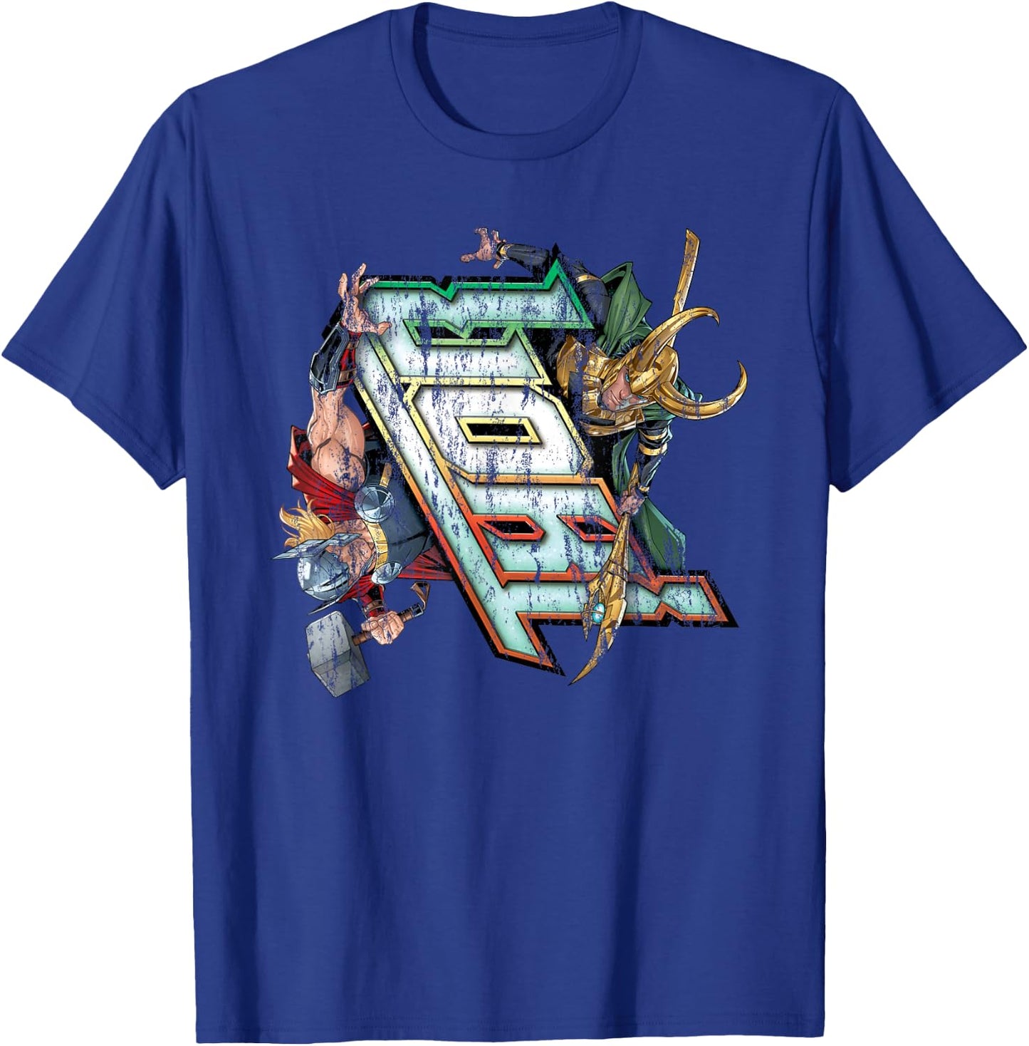 Marvel Thor vs. Loki Comic Book T-Shirt - T-Shirt | Royal