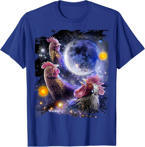 3 Three Chicken Moon, Cosmic Wolf Chickens Howling