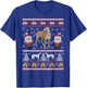 Greyhound Gifts Ugly Christmas Funny Dog Holiday Men Women Kids T-Shirt - T-Shirt | Royal