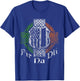 Thin Blue Line Shirt Fir Na Dli Celtic Cross Irish Police T-Shirt - T-Shirt | Royal