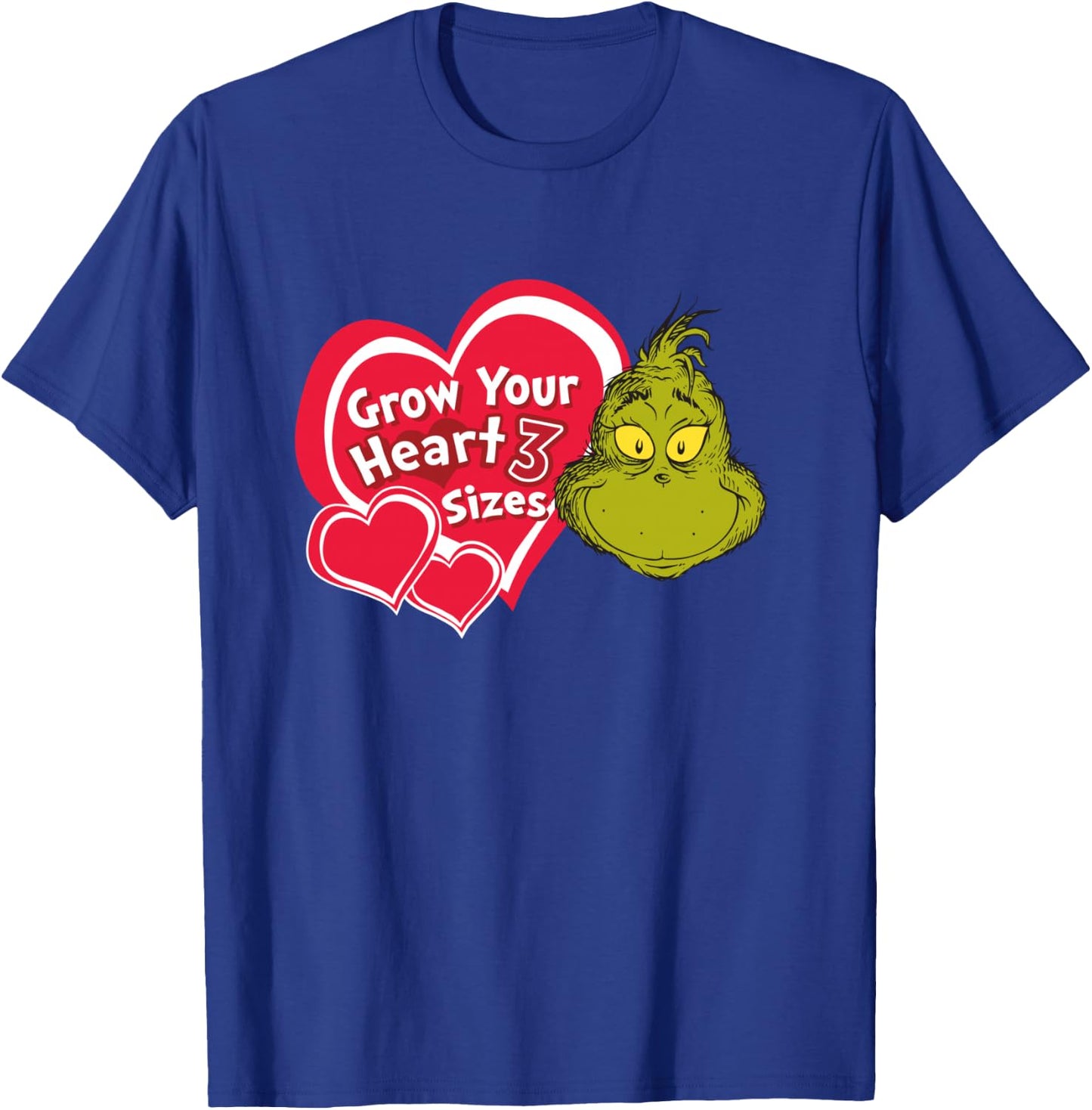Dr. Seuss Grinch Grow Your Heart T-Shirt - T-Shirt | Royal