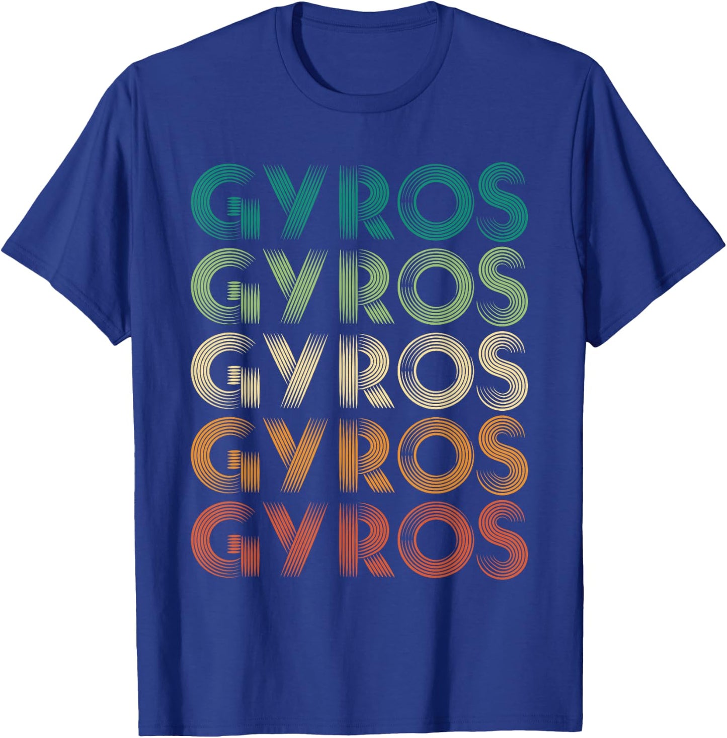 Gyros Greece Greek Foot Malaka T-Shirt - T-Shirt | Royal
