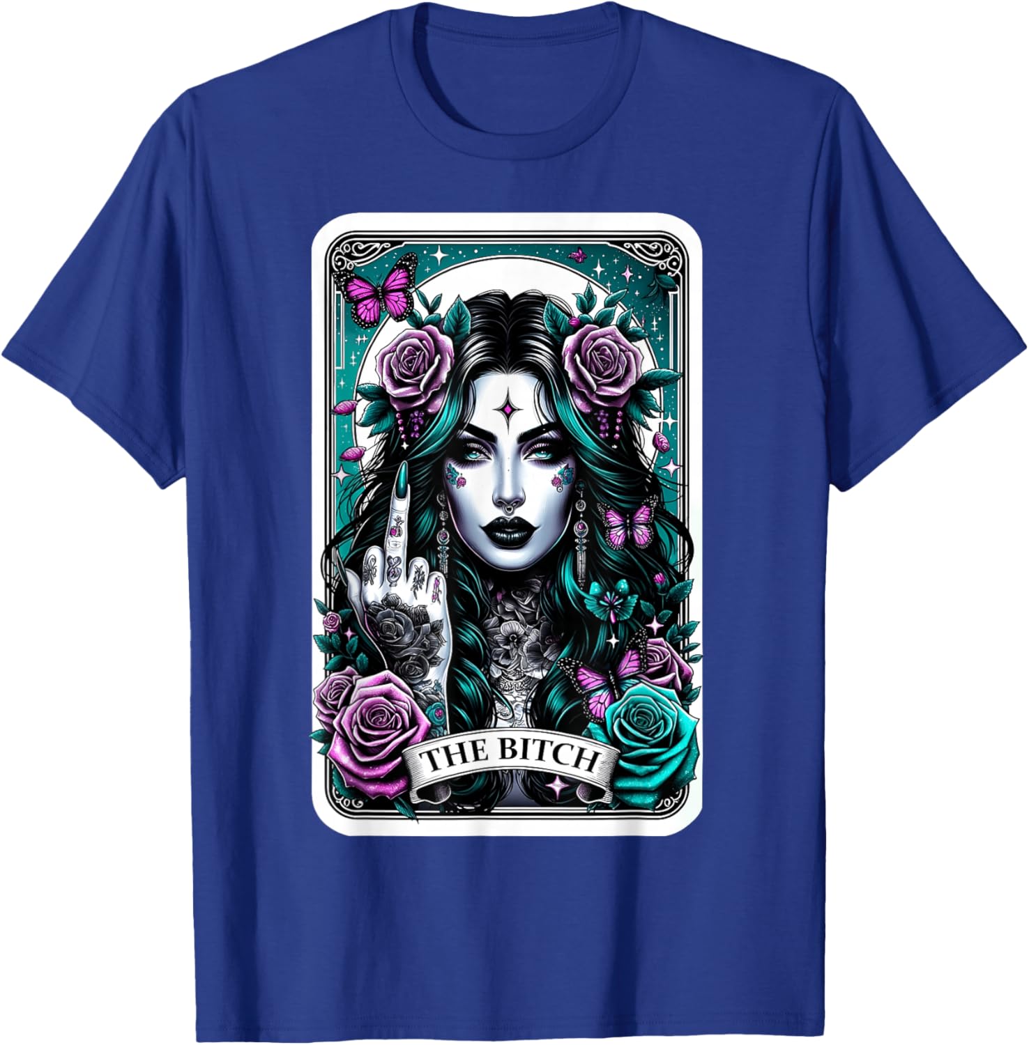 The Bitch Tarot Card T-Shirt - T-Shirt | Royal