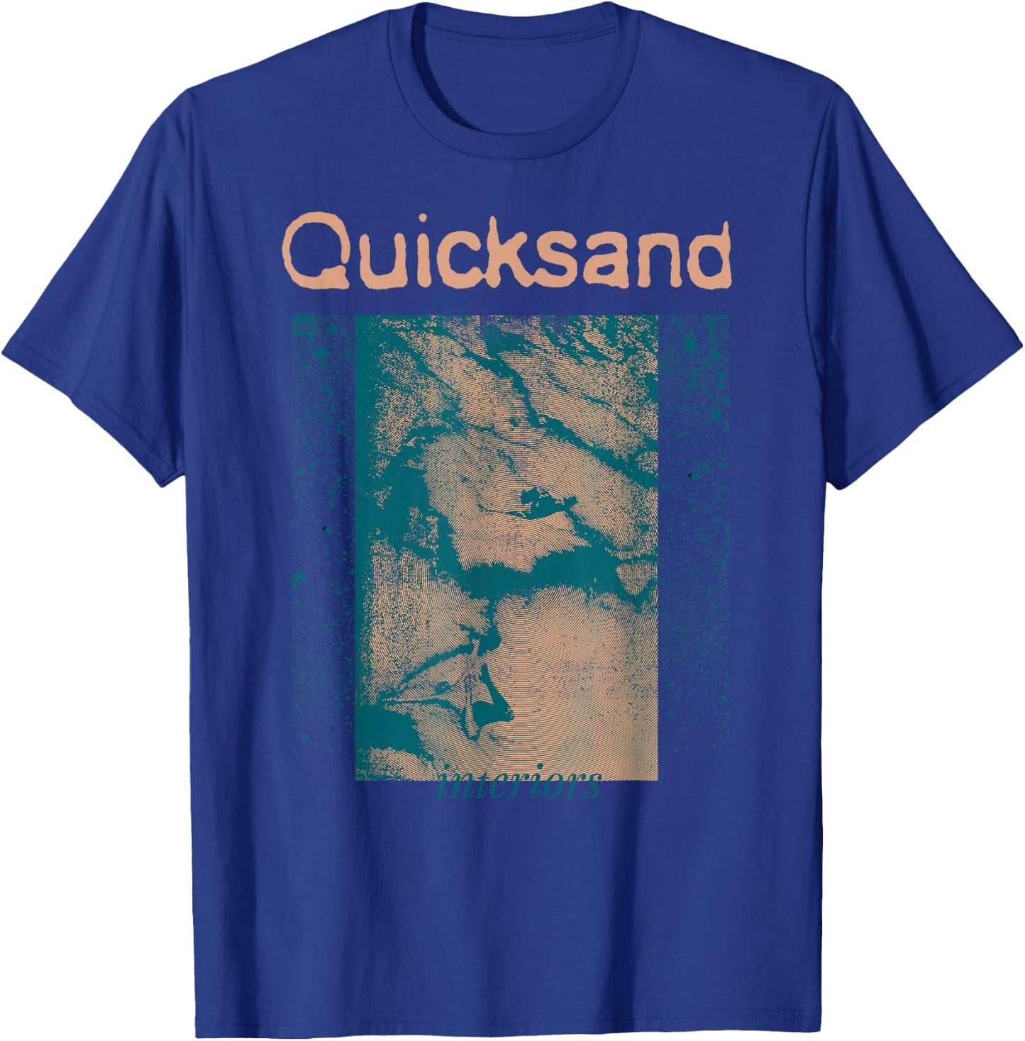 Quicksand - Interiors - Official Merchandise T-Shirt - T-Shirt | Royal