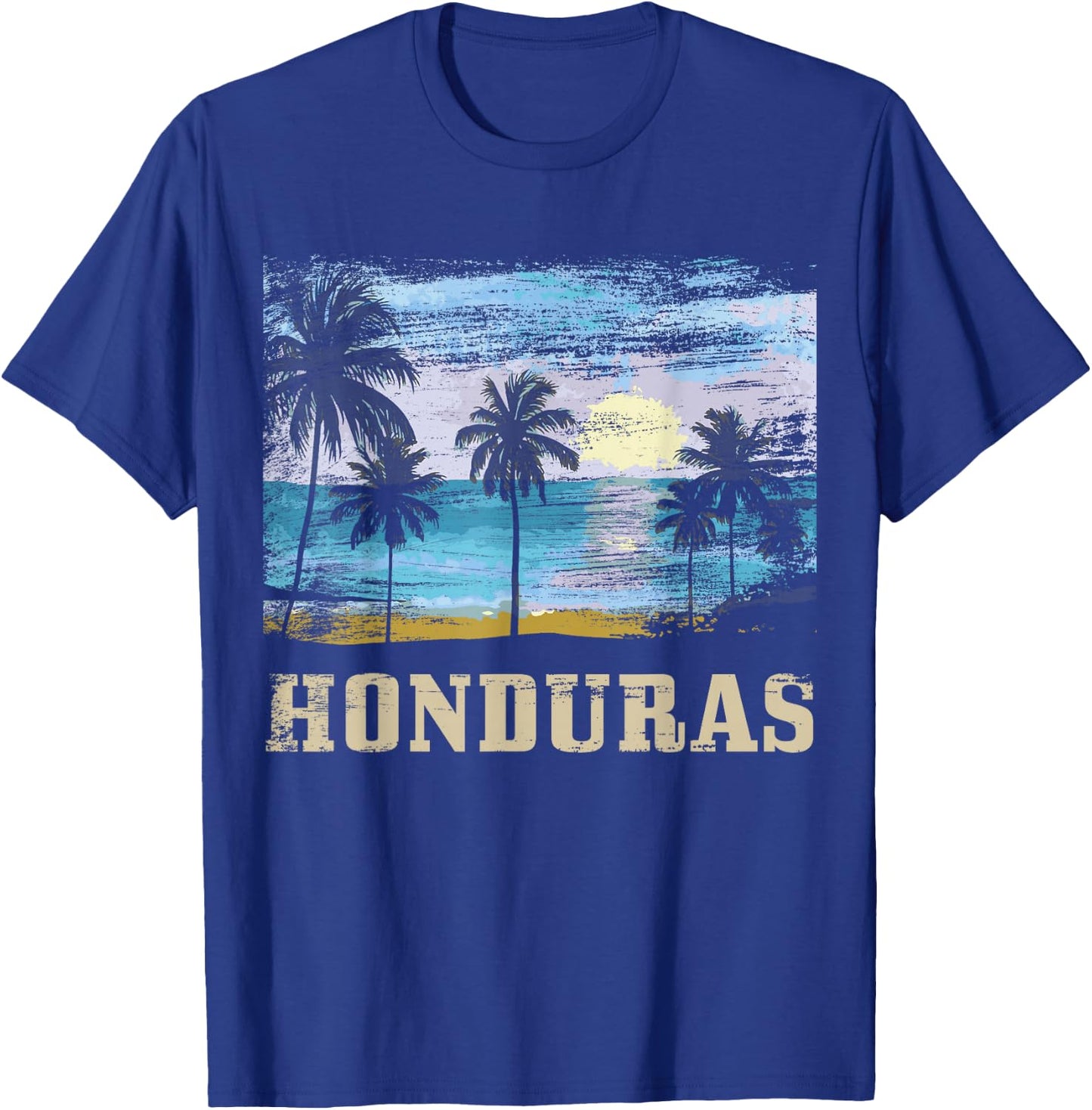 Honduras vintage surfer souvenir T-Shirt - T-Shirt | Royal