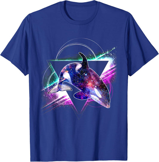Aesthetic Galaxy Killer Whale T-Shirt - T-Shirt | Royal