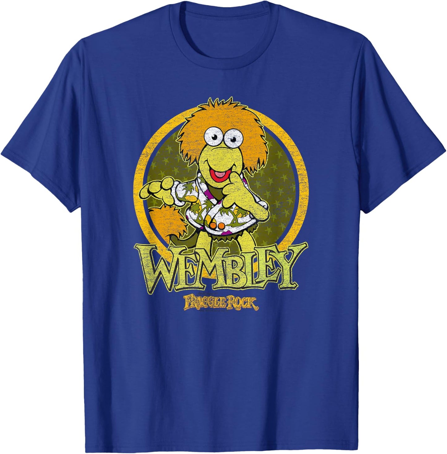 Fraggle Rock Wembley Circle T-Shirt - T-Shirt | Royal