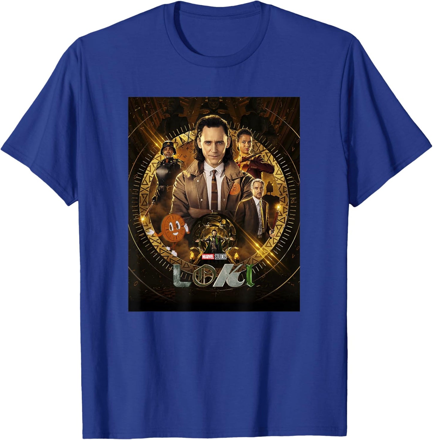 Marvel Loki Group Shot Poster T-Shirt - T-Shirt | Royal