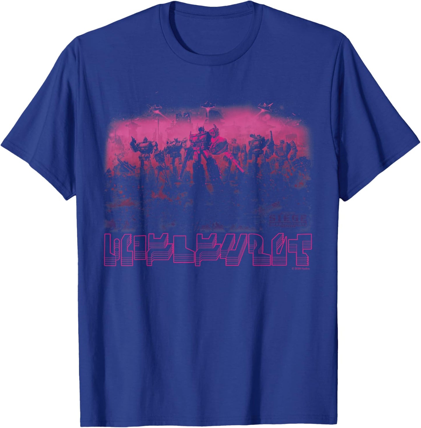 Transformers: War For Cybertron Resistance Portrait T-Shirt - T-Shirt | Royal