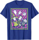 The Nightmare Before Christmas - Retro Lock Shock Barrel T-Shirt - T-Shirt | Royal