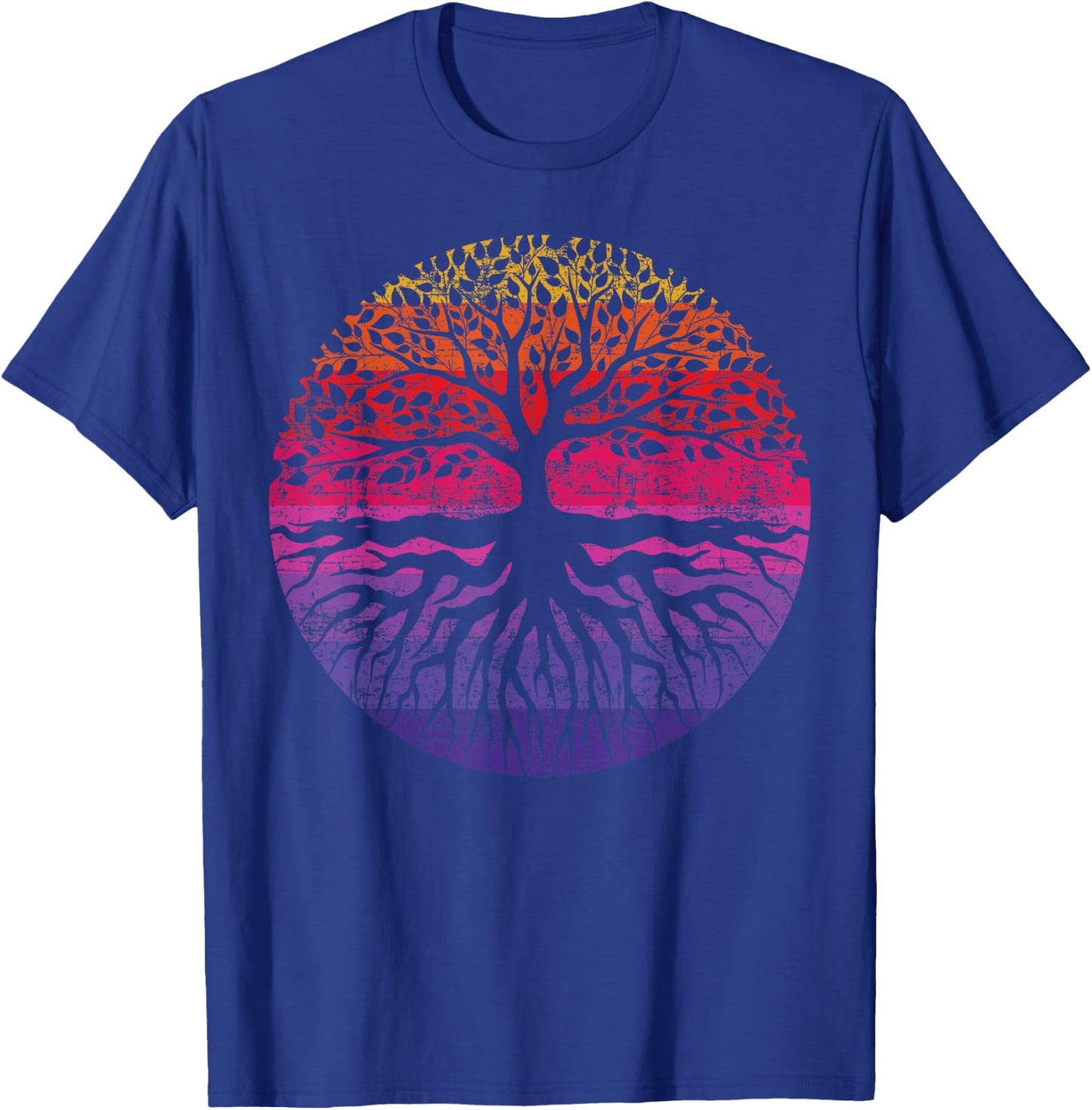 Tree Outdoor Leaves Wildlife Forest Nature T-Shirt - T-Shirt | Royal