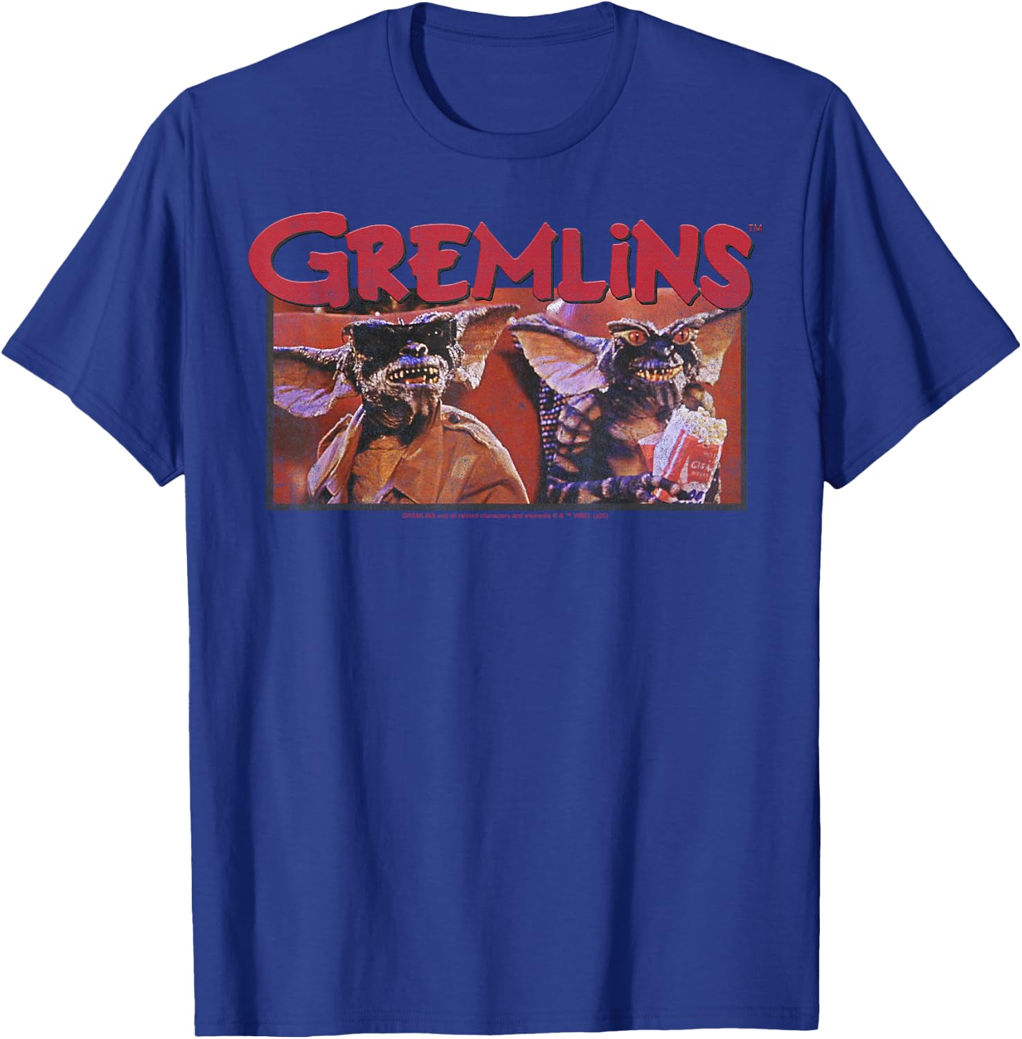 Gremlins at The Movies Portrait T-Shirt - T-Shirt | Royal