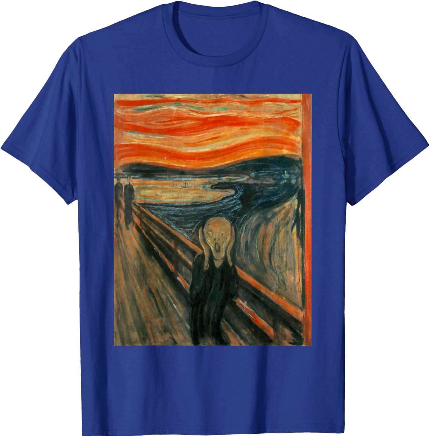 The Scream of Edvard Expressionism Munch Art T-Shirt - T-Shirt | Royal