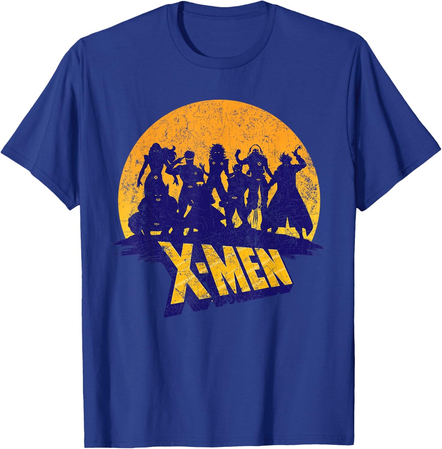Marvel X-Men Logo and Mutants Classic T-Shirt - T-Shirt | Royal