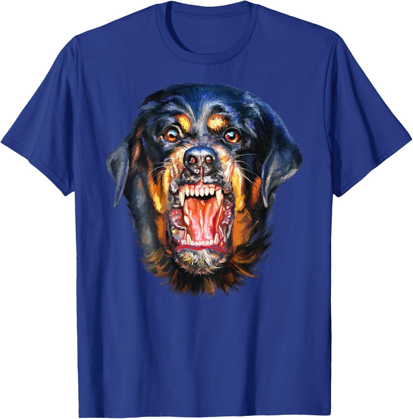 Ferocious Rottweiler Dog T-Shirt - T-Shirt | Royal