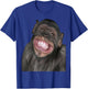 Smiling Chimpanzee T-Shirt - T-Shirt | Royal