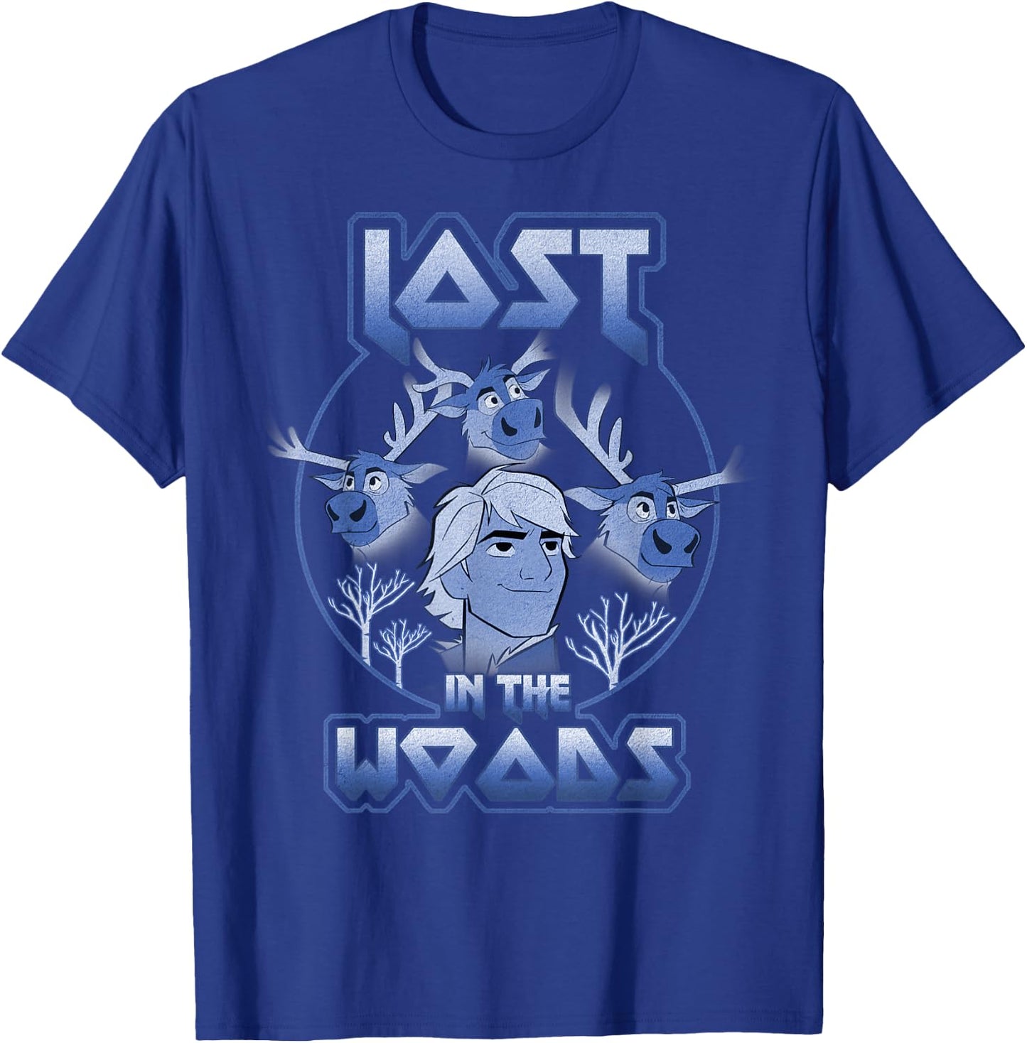 Disney Frozen 2 Kristoff & Sven Lost in The Woods T-Shirt - T-Shirt | Royal
