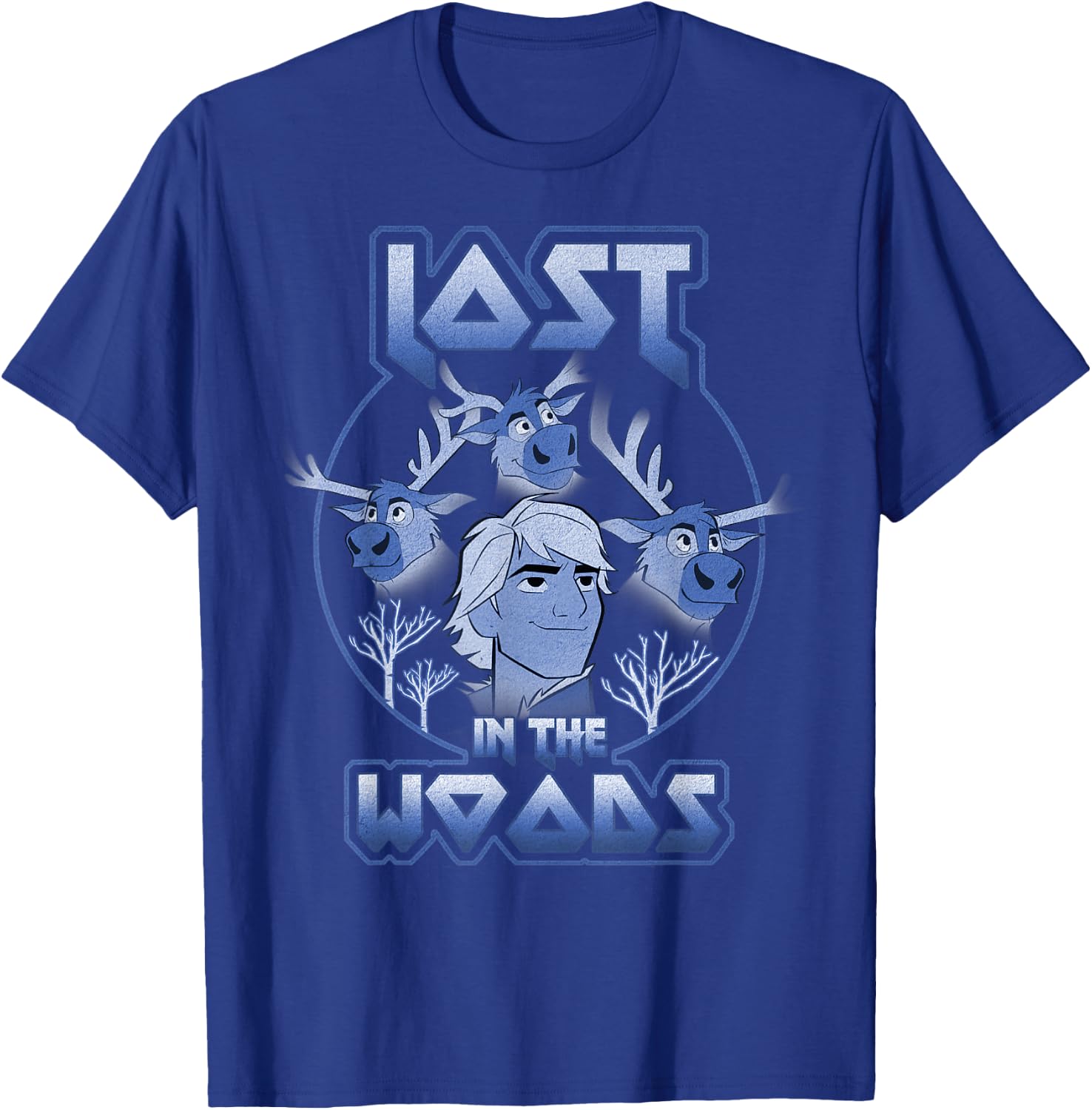 Disney Frozen 2 Kristoff & Sven Lost in The Woods T-Shirt - T-Shirt | Royal