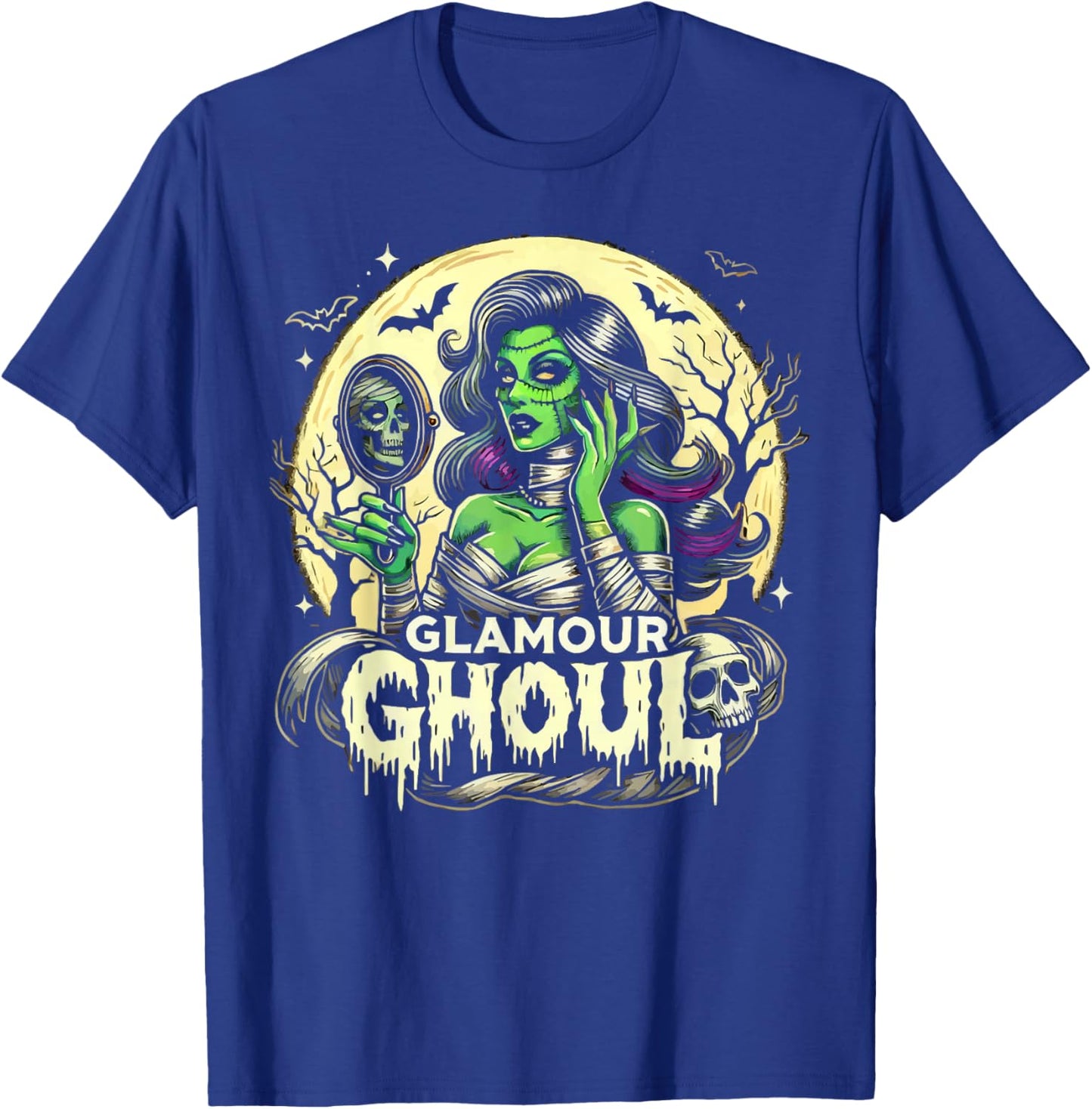 Halloween Ghoul Lover Spooky Ghost Scary Trick Or Treat T-Shirt - T-Shirt | Royal