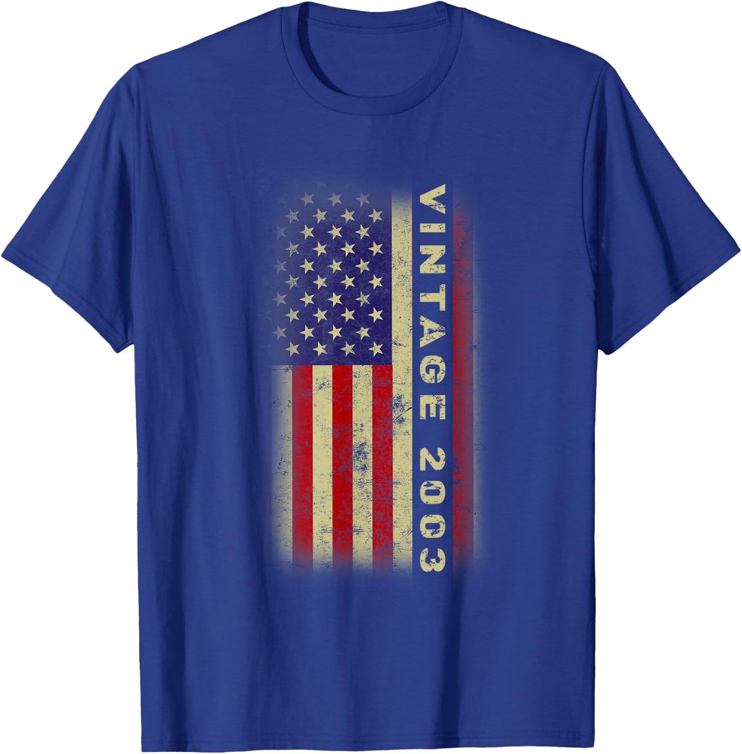 Vintage 2003 Cool 22 Year Old Bday Men Women 22nd Birthday T-Shirt - T-Shirt | Royal