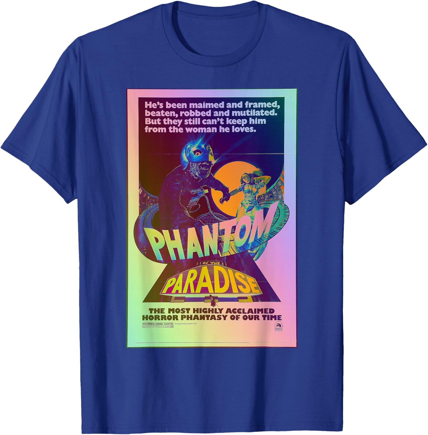 Movie Classic Poster Rock and roll Phantom T-Shirt - T-Shirt | Royal