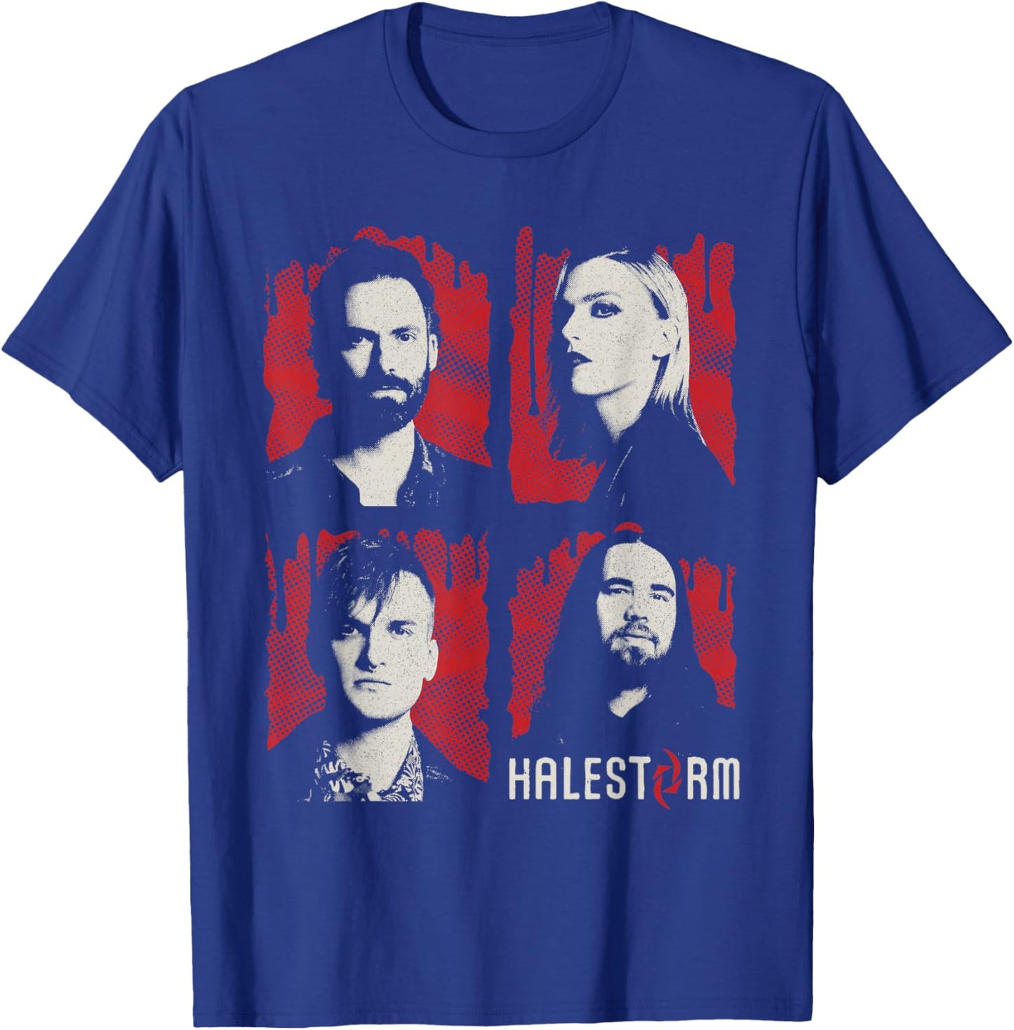Halestorm - Drip Band Photo T-Shirt - T-Shirt | Royal
