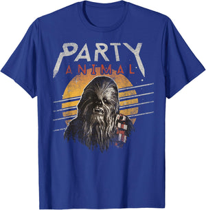 Star Wars Chewbacca Party Animal T-Shirt - T-Shirt | Royal
