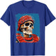 Softball Skeleton Baseball Catcher T-Shirt - T-Shirt | Royal