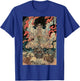 Japanese Vintage Artwork Tengu Gods Defeat The Evil Snake T-Shirt - T-Shirt | Royal