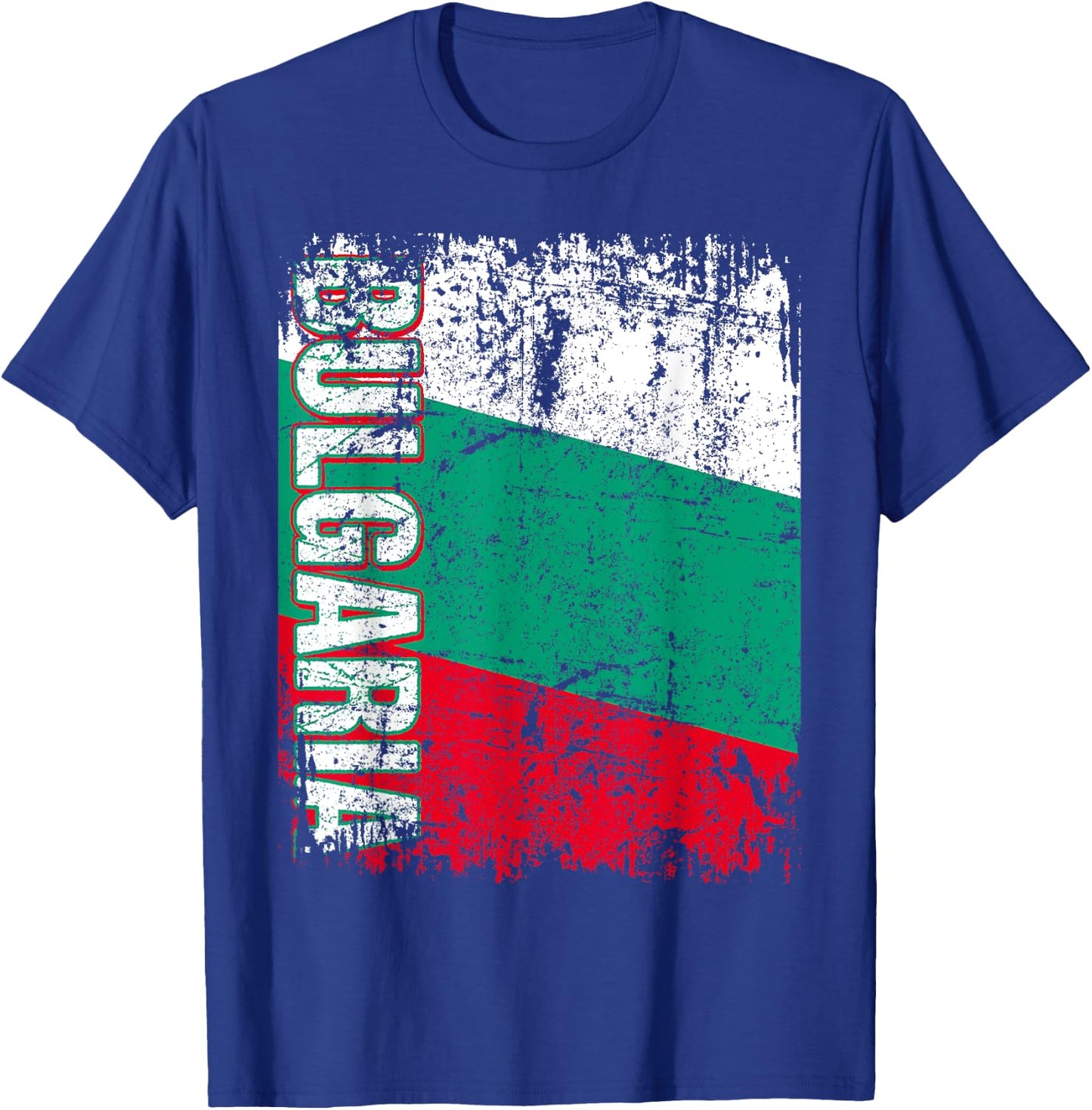 BULGARIA Flag Vintage Distressed BULGARIA T-Shirt - T-Shirt | Royal