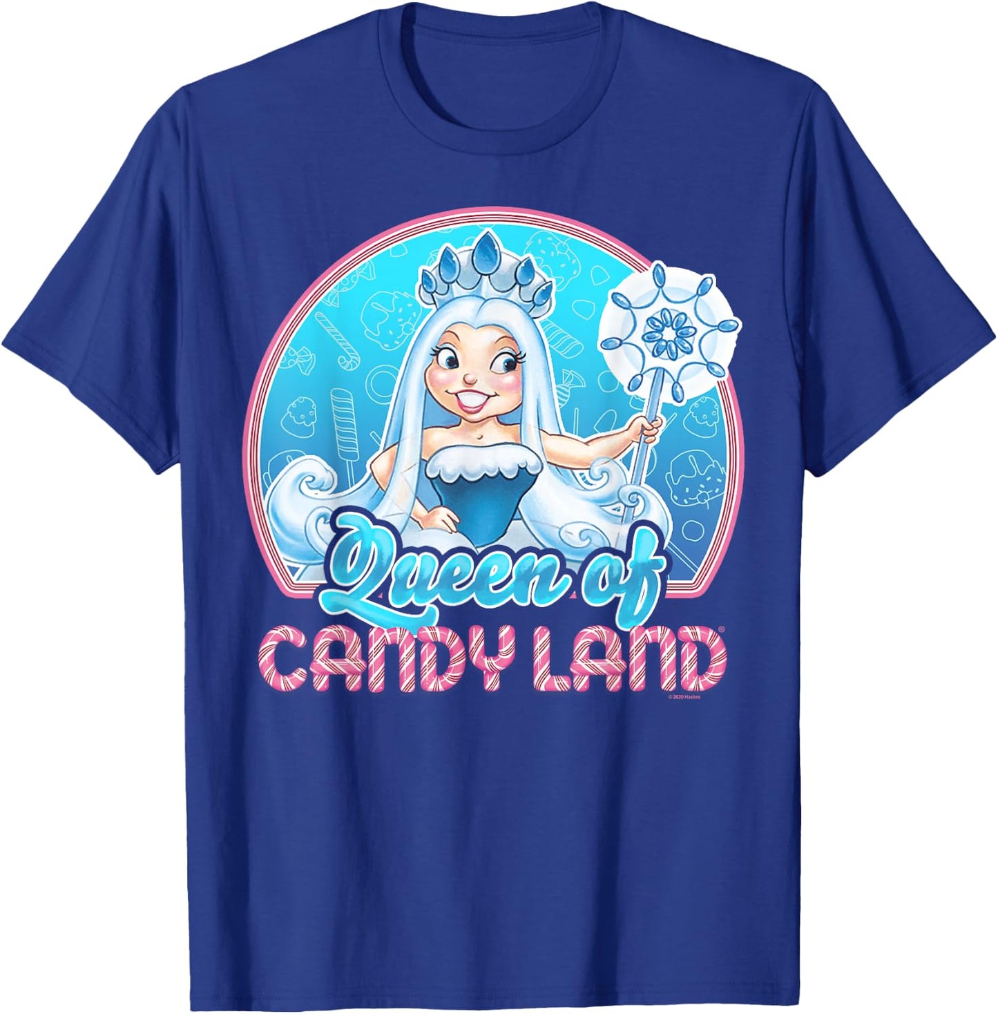 Candy Land Queen of Candy Land Portrait Small T-Shirt - T-Shirt | Royal