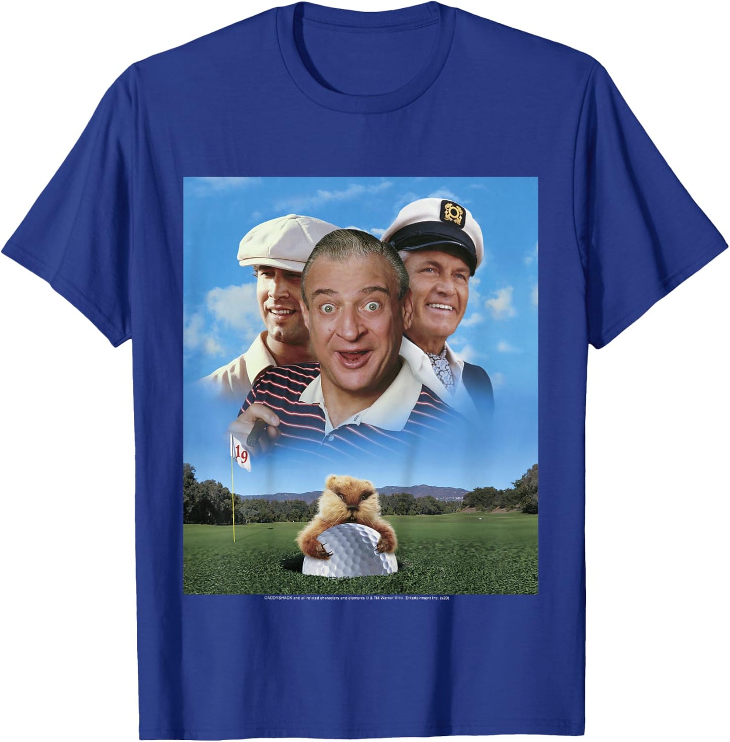 Kids Caddyshack Group Shot Poster T-Shirt - T-Shirt | Royal